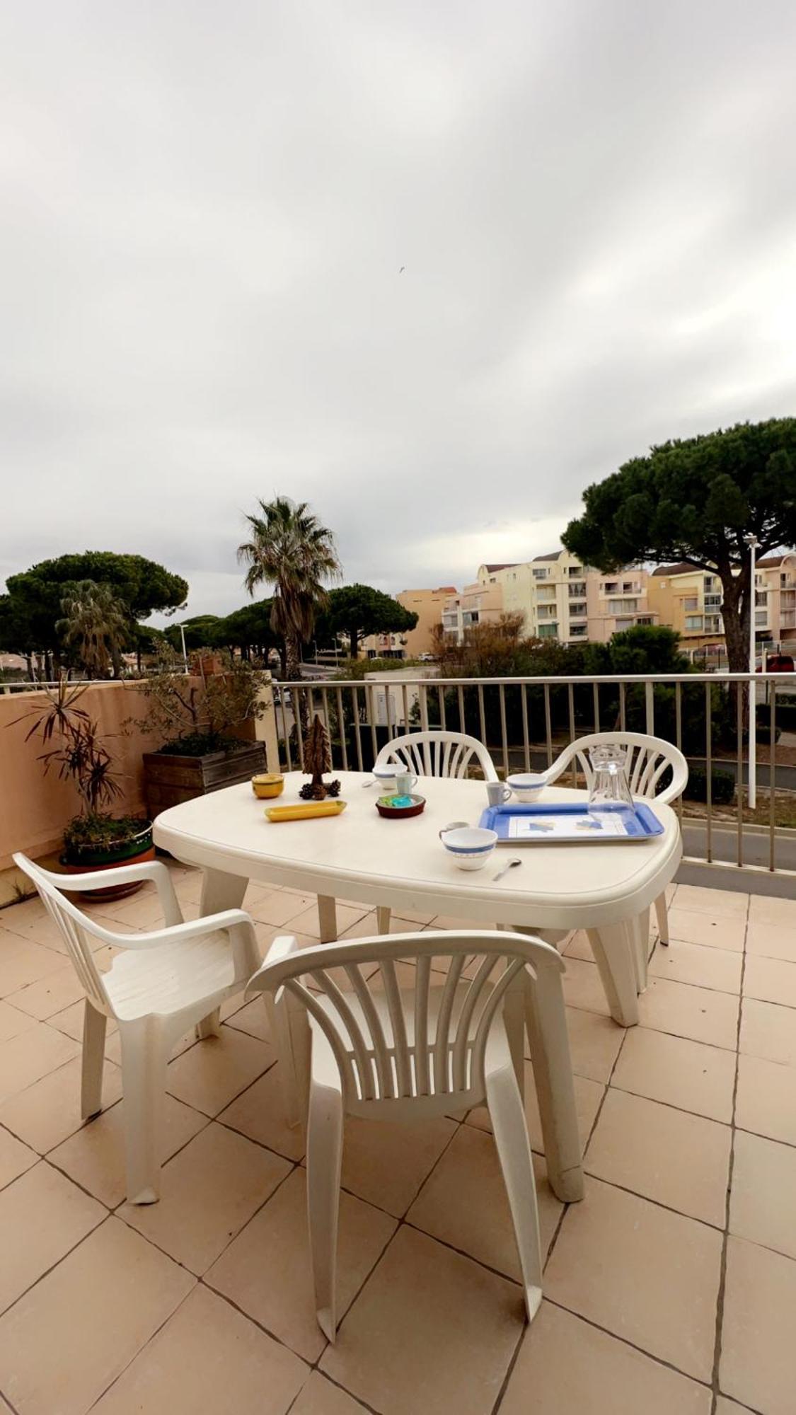 Ferienwohnung La Terrasse De Gruissan Exterior foto